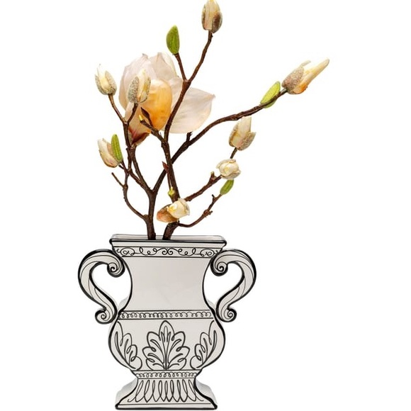 KARE DESIGN NWT favola amphora vase -black/white -9” - Picture 3 of 5